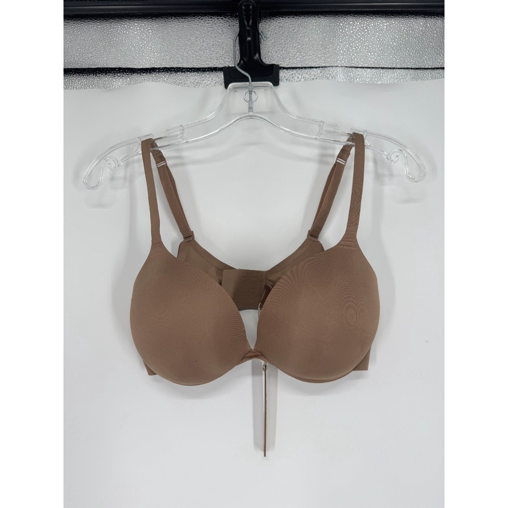 SKIMS Ultimate Push Up Plunge Bra Women's 34D Sienna Padded‎ Adjustable Straps